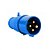 PLUG STECK 3P+T 32A 9H 220V AZUL - Imagem 1