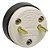 PLUG 2P PORCELANA 30A - Imagem 1