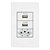 CONJUNTO INFINITI 4X2 2 TOMADA USB 1A BIVOLT + 1 TOMADA PADRÃO 10A - Imagem 1