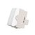 INTERRUPTOR DUPLO PARALELO SLEEK 10A BRANCO - Imagem 1