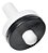 VEDANTE TORNEIRA  PVC BRANCO\PRETO 1\2" - Imagem 1