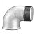 JOELHO GALVANIZADO PESADO 3/4 X 1/2 - Imagem 1