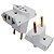 TE ADAPTADOR BRANCO 10A E 20A - Imagem 1