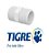 NIPLE ROSCÁVEL TIGRE 1/2 BRANCO - Imagem 1