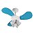 VENTILADOR GRECO 127V 3P AT CLM AZUL TRON - Imagem 1