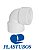 JOELHO ROSCAVEL BRANCO PLASTUBOS 1/2" - Imagem 1