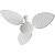 VENTILADOR RAPHA 110/127V 3P CLM AT BRANCO 138,7W TRON - Imagem 1