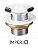 VÁLVULA PIA CURTA METAL CROMADA 1600 STAND - Imagem 1