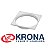 PORTA GRELHA KRONA QUADRADA BRANCA 150MM - Imagem 1