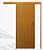 PORTA DE CORRER MGM 215X70 MOGNO DIREITA - Imagem 1