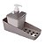 CONJUNTO PORTA DETERGENTE 600ML BEGE PLASUTIL - Imagem 1