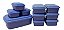 KIT COM 10 ORGANIZADORES FUNCIONAL ROXO PLASTBON - Imagem 1