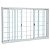 VENEZIANA SASAZAKI PRATIK 120X200 COM GRADE QUADRADA - Imagem 1