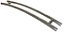 PUXADOR TUBULAR CURVO 450 - Imagem 1