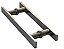 PUXADOR HOUSE INOX QUADRADO 30X30 800 - Imagem 1