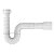 SIFÃO TUBO EXTENSÍVEL 74CM BRANCO CENSI - Imagem 1