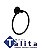 PORTA TOALHA TALITA  ARGOLA ROMA BLACK - Imagem 1