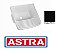 TANQUE PLÁSTICO LAVATÓRIO ROUPA 47X43X27  22L PRETO - Imagem 1