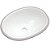 CUBA EMBUTIR INCEPA OVAL 495X330 BRANCO - Imagem 1