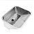 TANQUE EMBUTIR ACETINADO 30L 533X430X220 GHELPLUS - Imagem 1