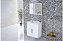 GABINETE BANHEIRO VERONA COM ESPELHO 55.5CM BRANCO - Imagem 1