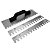 KIT DESEMPENADEIRA AÇO DENTADA 3 EM 1 36CM FLEXTOOLS - Imagem 1
