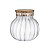 BALEIRO BORO CANEL TAMPA BAMBU 500ML - Imagem 1
