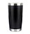 COPO TÉRMICO 600ML AÇO INOX YAZI PRETO - Imagem 1