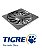 GRELHA ABRE/FECHA DN100 QUADRADA CROMADA TIGRE - Imagem 1