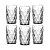 CONJUNTO 6 COPOS VIDRO DIAMOND TRANSPARENTE 360ML - Imagem 1