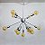 LUSTRE SPUTINIK ESCOVADO 1190 LL - Imagem 1