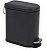 LIXEIRA MODERNA RETA SLIM COM PEDAL 6L PRETA - Imagem 1