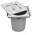 LIXEIRA INOX TRAMONTINA EMBUTIR 94518/205 - Imagem 1