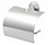 PAPELEIRA INOX COM TAMPA PROTETORA STANDER - Imagem 1