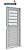 PORTA DE GIRO VITROLAR LAMINADA COM BASCULANTE DIREITA 850X2150X120 - Imagem 1