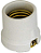 PORTA LÂMPADA E27 PORCELANA 4A 1451-NB - Imagem 1