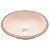 CUBA EMBUTIR FIORI OVAL SALMÃO 34X50X16CM - Imagem 1