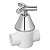 REGISTRO DOCOL PVC COM ACABAMENTO PRIMOR 3/4" - Imagem 1