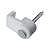 GRAMPO FIXA FIO 1,0/1,5MM (12X20) BRANCO - Imagem 1