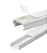 CANALETA PVC 20X10X2M SEM DIVISÓRIA DUPLA FACE ILUMI - Imagem 1