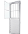 PORTA CRV NOBRE 90X210 PTA PTG VLS DIREITA BRANCA - Imagem 1