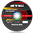 DISCO CORTE AÇO W-MAX 180X2,5X22 WURTH - Imagem 1