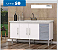 GABINETE SB 2.00M BRANCO MARTICONI - Imagem 1