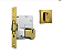 FECHADURA STAM 1005 ROSE QUADRADA GOLD - Imagem 1