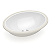 CUBA EMBUTIR INCEPA OVAL 390X300 BRANCO - Imagem 1