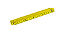 METRO NYLON 1 METRO LLINAN AMARELO - Imagem 1