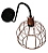 ARANDELA GLOBE MUNDIAL LUZ COBRE - Imagem 1