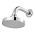 CHUVEIRO REDONDO INOX 8"  ALPHA - Imagem 1