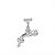 TORNEIRA 1128 CROMADA COM BICO FACIFLUX - Imagem 1