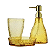 CONJUNTO COM 3 PEÇAS PARA BANHEIRO ELEGANT AMBAR 4409 - Imagem 1
